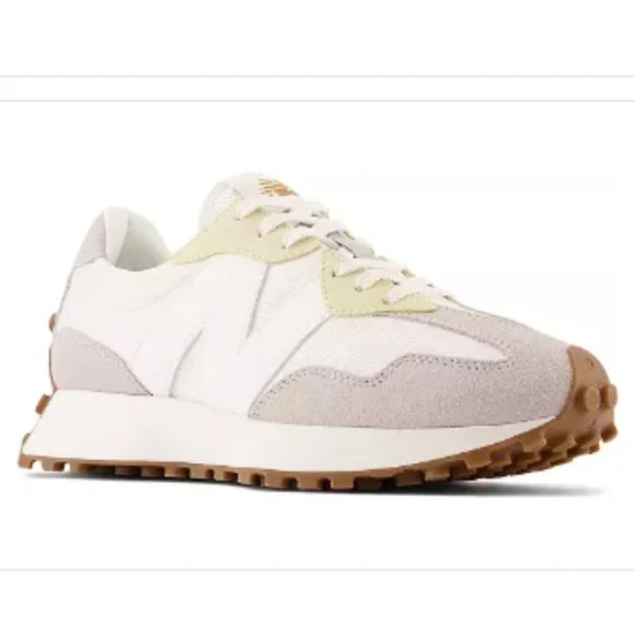 New Balance 327 Limited Edition Womens Sneakers Shoes White Grey Neutral size 9 - Picture 4 of 11